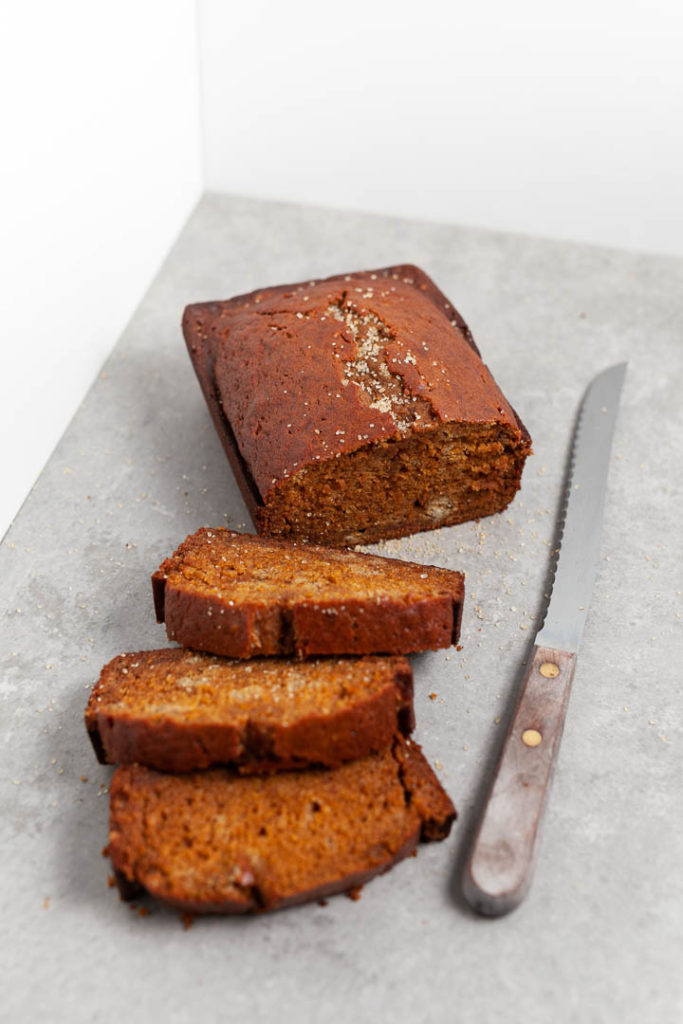 moist pumpkin bread