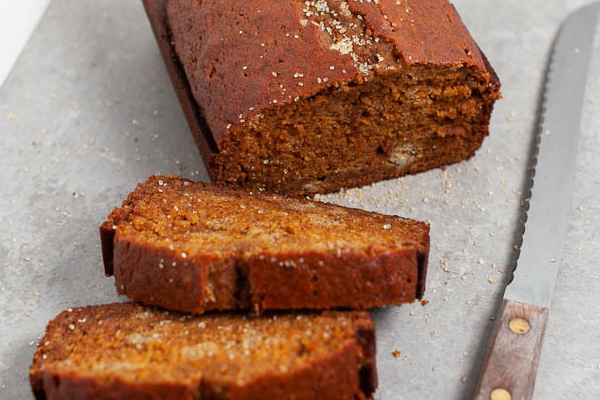 moist pumpkin bread