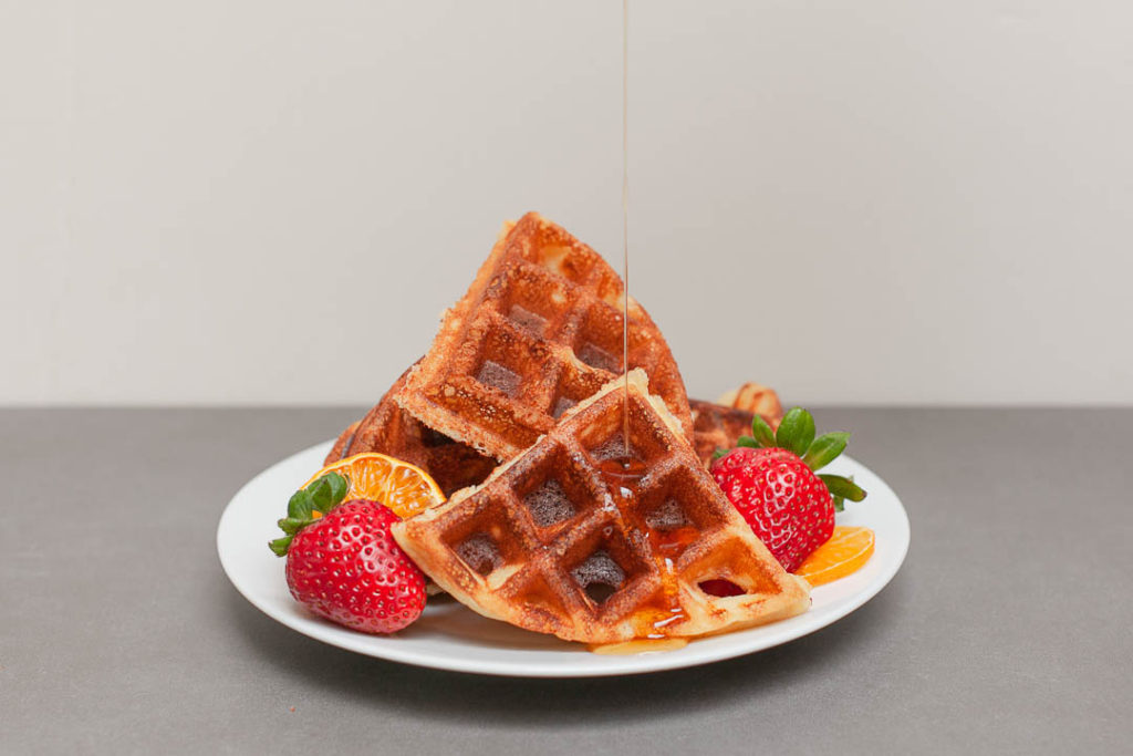 Try our Belgian waffle recipe for breakfast