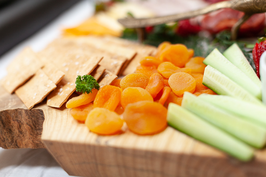 picture of food on a charcuterie board